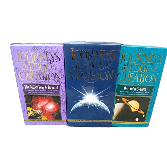 JOURNEYS TO THE EDGE OF CREATION 2-VHS SET (1996) MOODY INSTITUTE OF SCIENCE - Picture 1 of 7